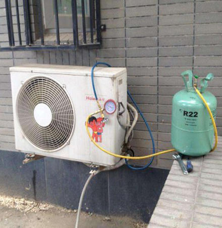昔阳空调加氟